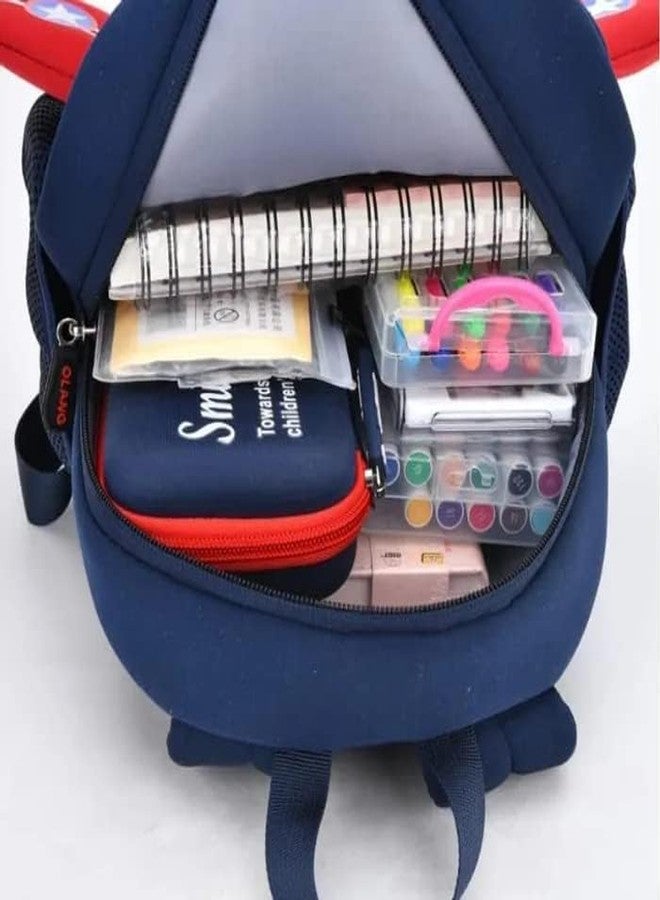 Bluebell Children's Colorful School Bag Cartoon Backpack Nylon Kids Sling Chest Multi-Purpose Baby Shoulder Bag for 4-8 Years Kids (Multi color) - Image 3